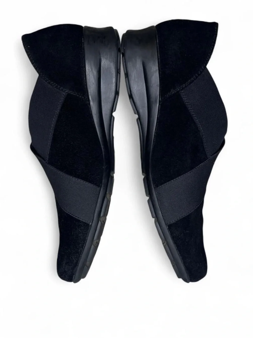 Remonte Wedge Loafers Slip On Comfort Black Shoes Women Size 9 EU 40